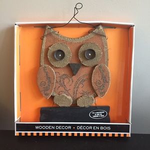 2/$30 🔥 NIB Owl wall decoration with chalkboard